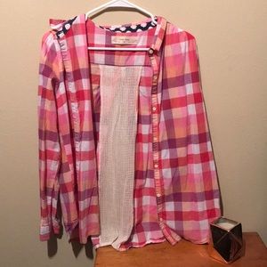 Colorful plaid long sleeve